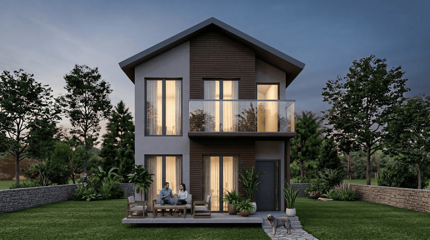 Aldemir Two-Story Prefabricated House